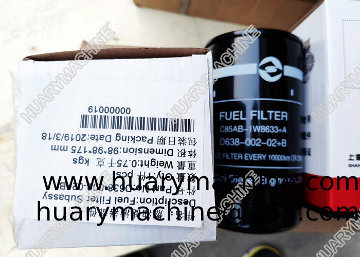 SHANGCHAI engine parts, C85AB-1W8633+A D638-002-02+B fuel filter