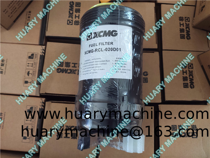 XCMG Excavator parts, 800159367 XCMG-RCL-020D01 XE215D fuel filter