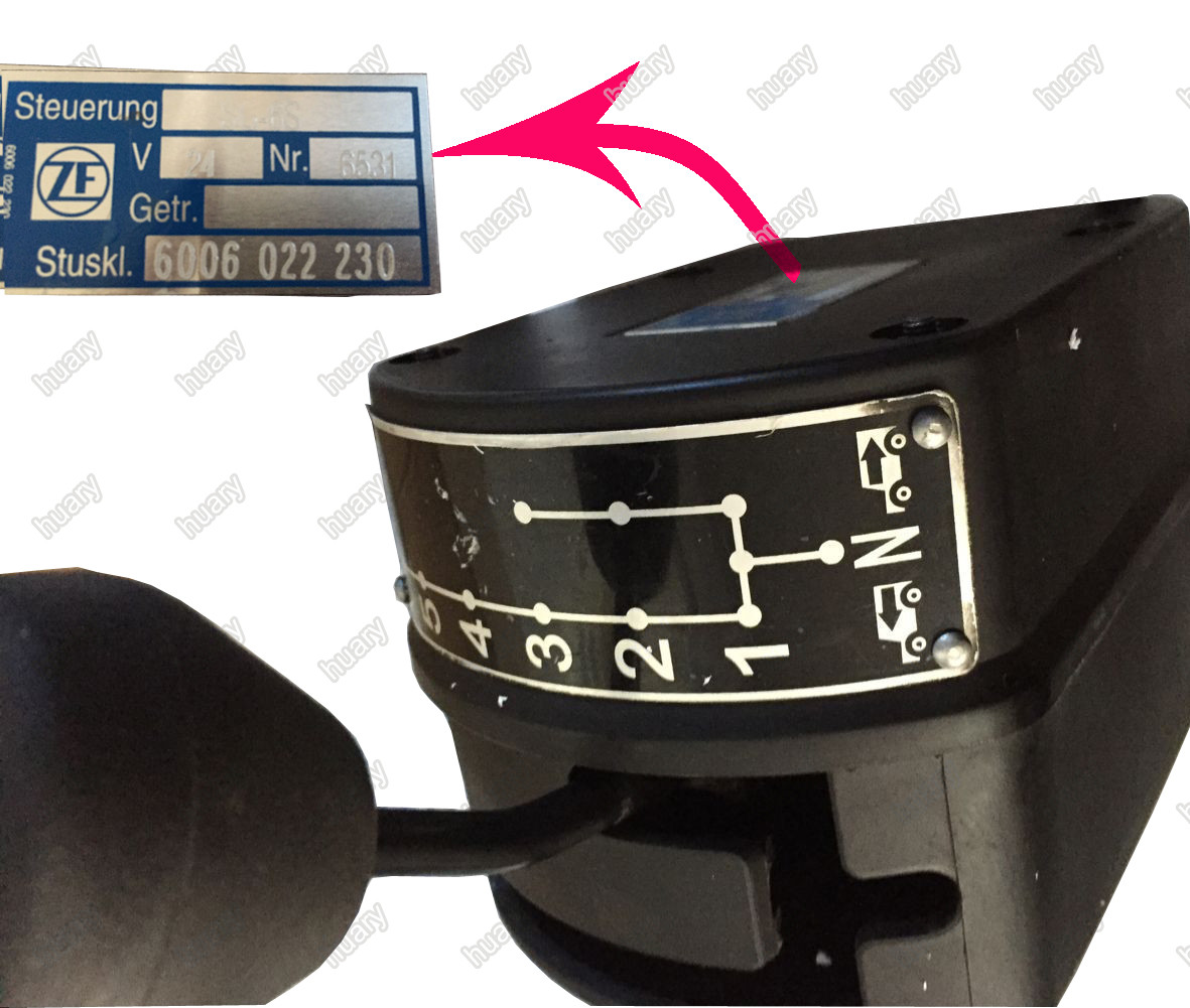 ZF Tramsmission parts, 6006022230 Range selector, gear controller, gear